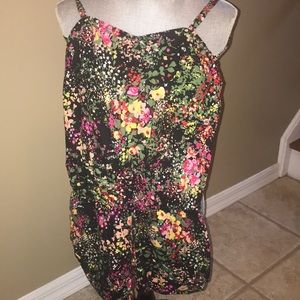 PINK Victoria’s Secret Floral Romper